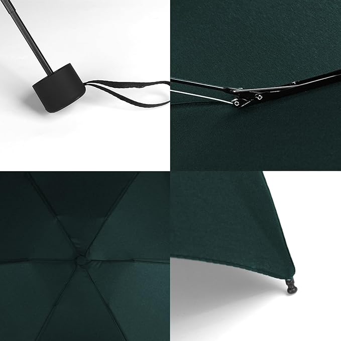 GAOYAING Compact Travel Umbrella with Case Sun&Rain Lightweight Small and Compact Suit for Pocket
