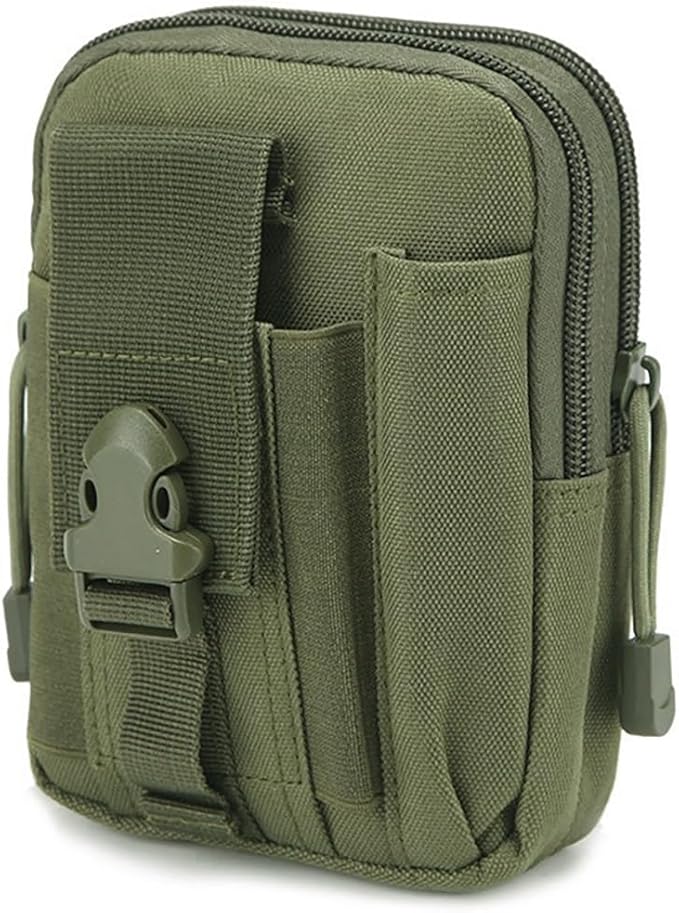 Tactical Molle Pouch, Universal EDC Waist Bag Belt Pouches, Outdoor Belt Bags Gear Tool Gadget Pocket with Cell Phone Holster
