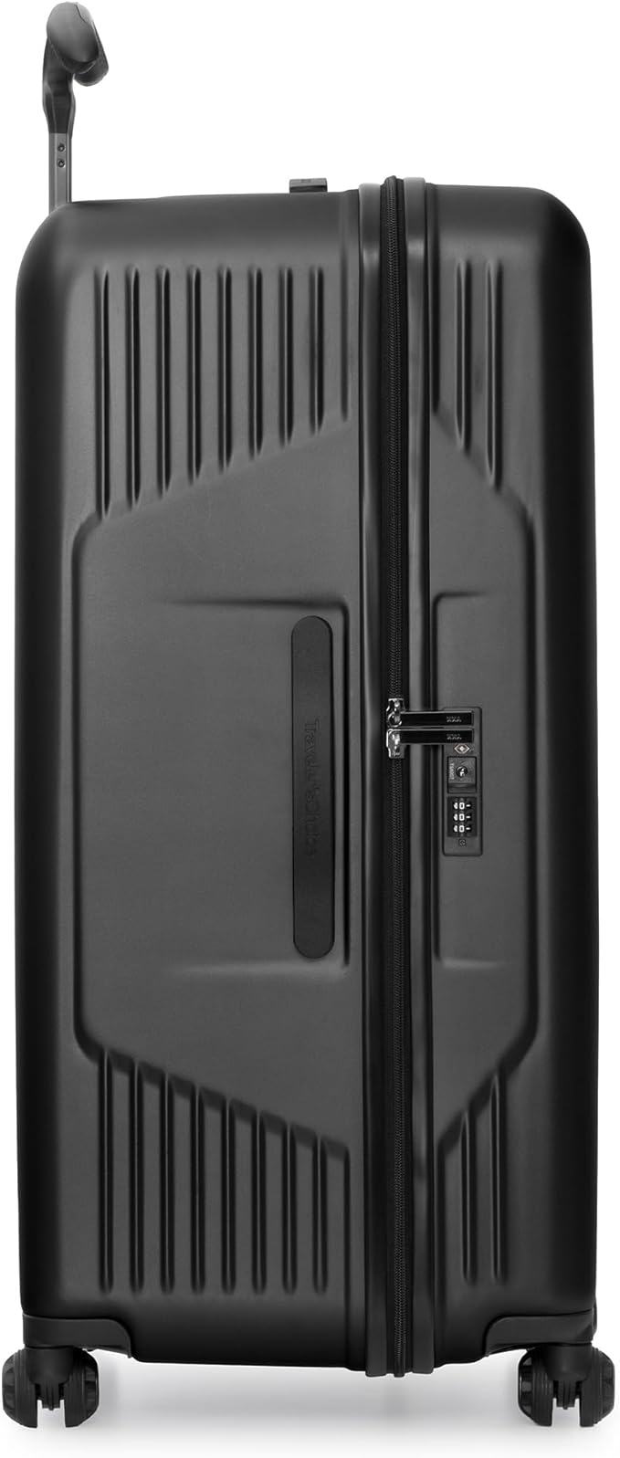 Traveler's Choice Ultimax II Polycarbonate Hardside Luggage with Spinner Wheels, Matte Black, 31-Inch Large Trunk