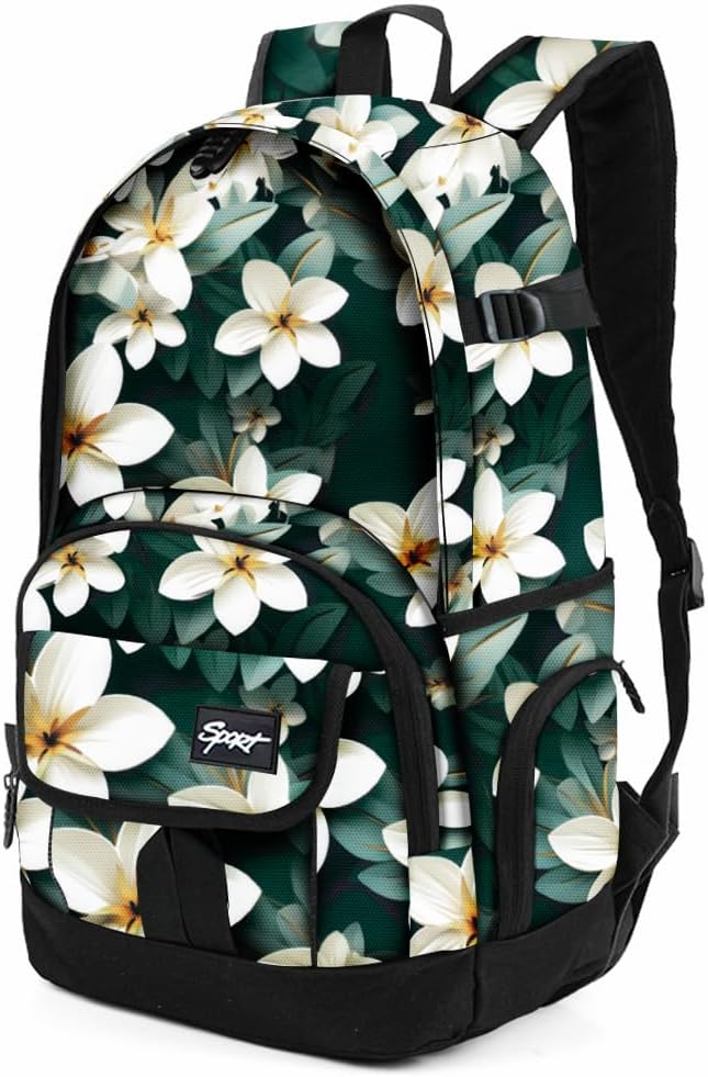 rickyh style School Backpack Travel Bag for Men & Women Lightweight College Back Pack with Laptop Compartmen