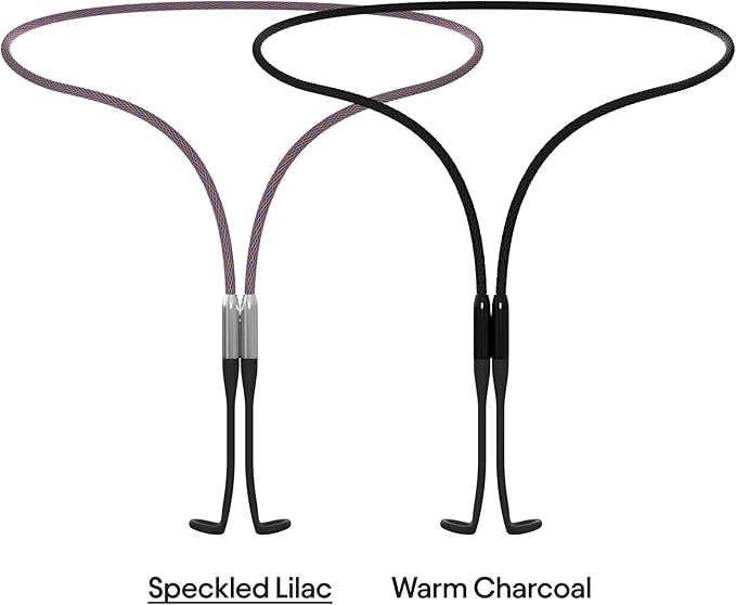 Loop Official Connector Cord Earplugs - Magnetic Tug-Resistant Safety Cord - Speckled Lilac
