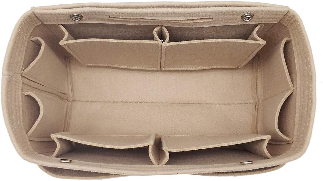 LEXSION Felt Purse Organizer Insert - Multi Pocket Bag in Bag Organizer Shaper