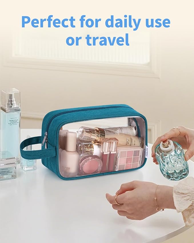 Narwey Travel Toiletry Bag for Women Traveling Dopp Kit Men Travel Bag for Toiletries Cosmetic Bag Makeup Bag Medicine Bag for Traveling