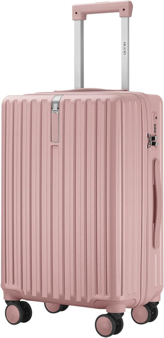 28 Inch Expandable Luggage with Wheels Checked Bag Luggage Hard Shell PC Suitcases Lightweight Travel Checked Luggage Large Suitcase with Lock for Woman Men Travel