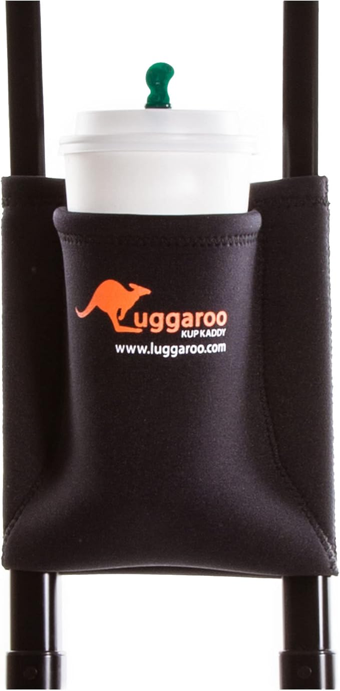 Kup Kaddy - The Original Premium Carry On Luggage Cup Holder - Travel Accessory for Air Travelers - Securely Transport Coffee to Go Cups, Plastic or Glass Bottles, Cans, Snacks, Smartphones