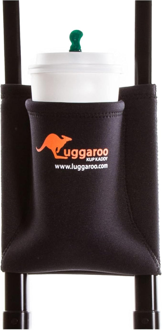 Kup Kaddy - The Original Premium Carry On Luggage Cup Holder - Travel Accessory for Air Travelers - Securely Transport Coffee to Go Cups, Plastic or Glass Bottles, Cans, Snacks, Smartphones