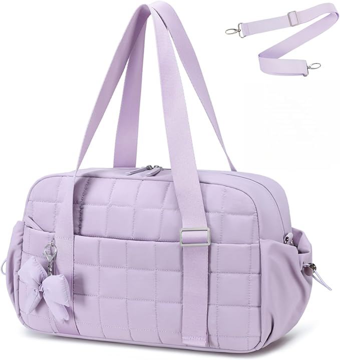 CAMTOP Gym Bag for Women, Lightweight Duffle Bag for Travel With Insulated Pocket and Wet Pocket, Small Carry On Bag for Dance Yoga Work