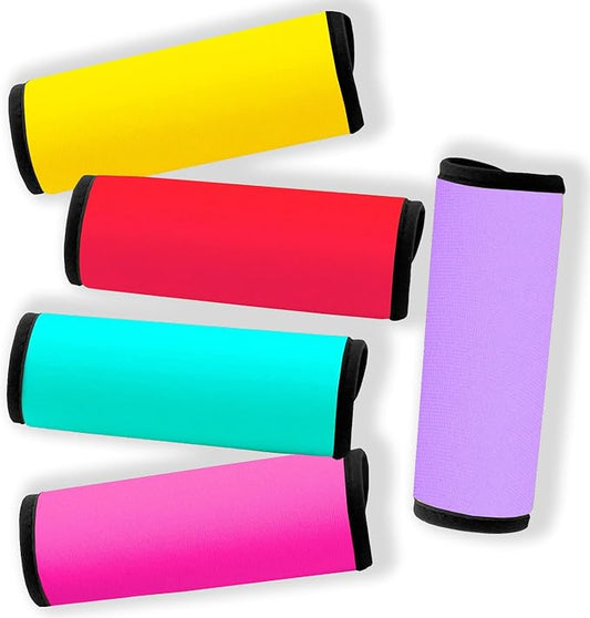 Neoprene Luggage Handle Wraps for Traveling Bright Color Luggage Identifiers|Handle Wraps|Handle Covers