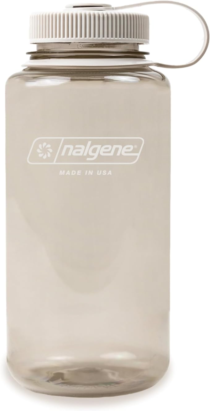 Nalgene 32 oz Wide Mouth Water Bottle | BPA-Free, Durable & Leak Proof, Lightweight Bottle for Hiking & Gym, Work & Travel