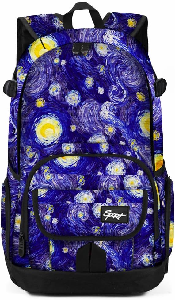rickyh style School Backpack Travel Bag for Men & Women Lightweight College Back Pack with Laptop Compartmen