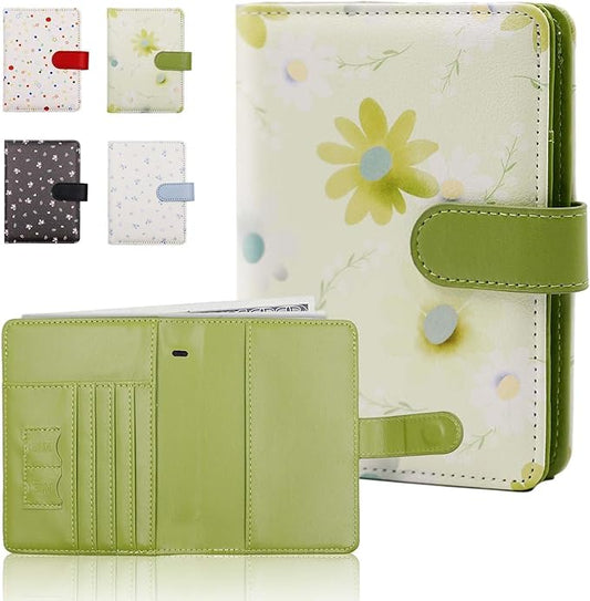 Melsbrinna Rfid Passport Holder for Travel women/Men, Cute Passport Wallet Rfid Blocking Card Slots, Rfid Passport Cover/CaseTravel Wallet, Passport Book Holder (1, floral green)