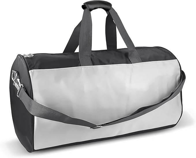 C&F BOGMOST Travel Duffel Bag Large Foldable Waterproof Gym Bag for Gym Beach Swim Bag Men Women Duffle Bag Lightweight Oxford Cloth Sports Bag-Grey