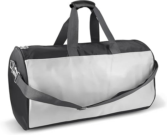 C&F BOGMOST Travel Duffel Bag Large Foldable Waterproof Gym Bag for Gym Beach Swim Bag Men Women Duffle Bag Lightweight Oxford Cloth Sports Bag-Grey