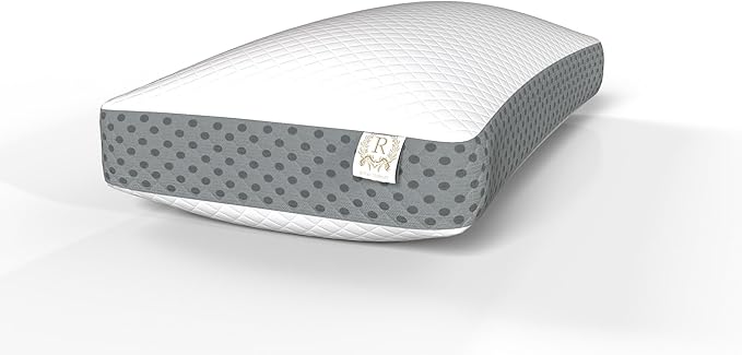 Royal Therapy Memory Foam Pillow, Neck Pain Relief, for Neck and Shoulder Pain, Side Sleeper, Cervical, Pillow Sleeping, Non-Adjustable