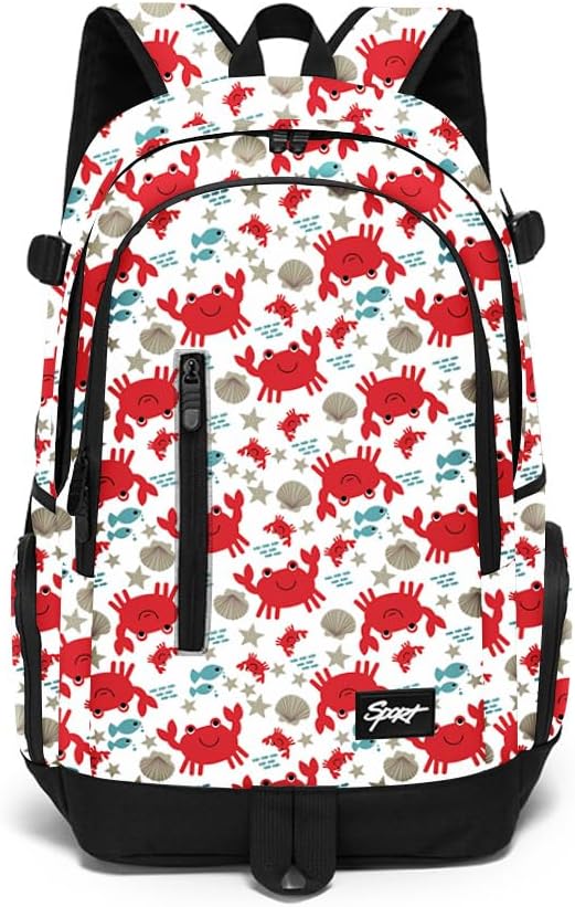 rickyh style School Backpack Travel Bag for Men & Women Lightweight College Back Pack with Laptop Compartmen