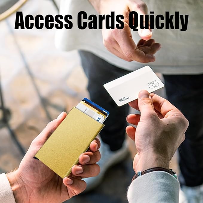 FurArt Slim Minimalist Wallet, Front Pocket Wallets, RFID Blocking, Credit Card Holder for Men