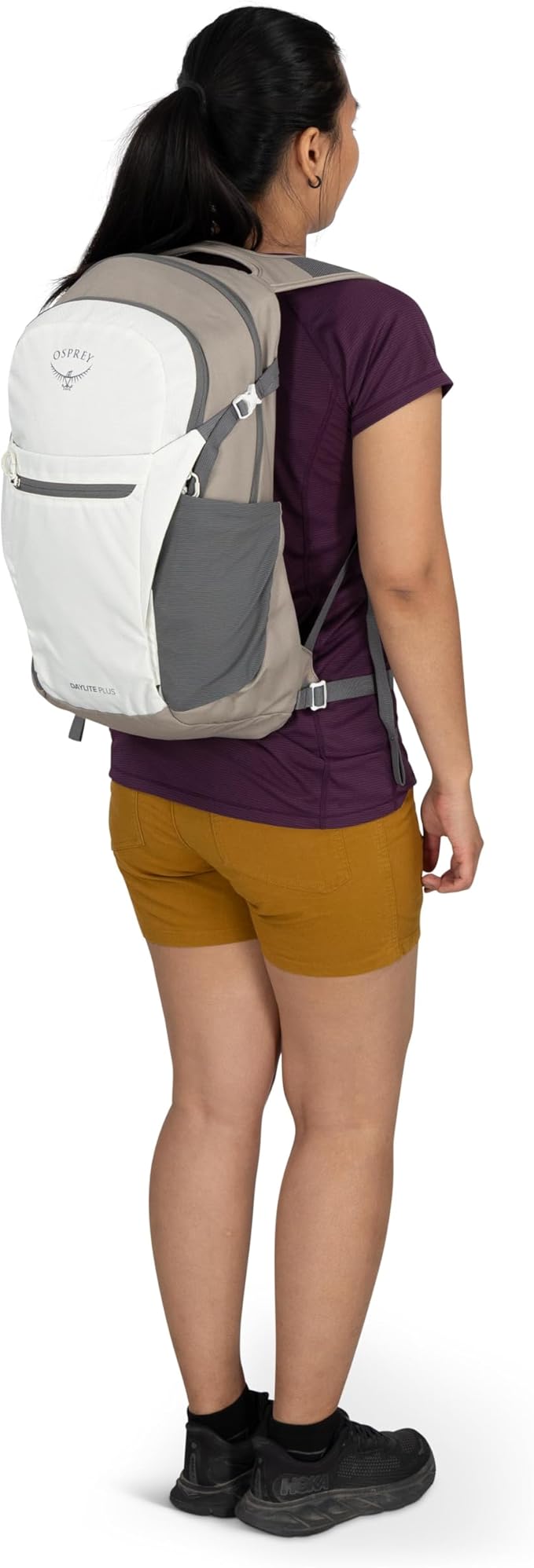 Osprey Daylite Plus Commuter Backpack - Everyday Pack with Laptop Sleeve, Bottle Pockets, and Extra Storage, Mystery White/Multi