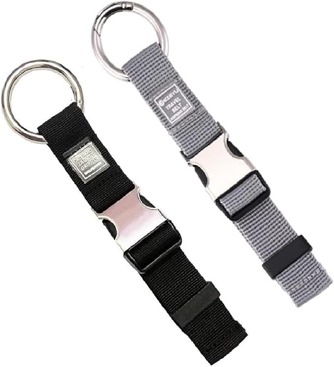 2PCS Add a Bag Luggage Strap Jacket Gripper, Heavy Duty Luggage Straps Carry-on Baggage Suitcase Straps Belts Travel Accessories,Carry Your Extra Bags