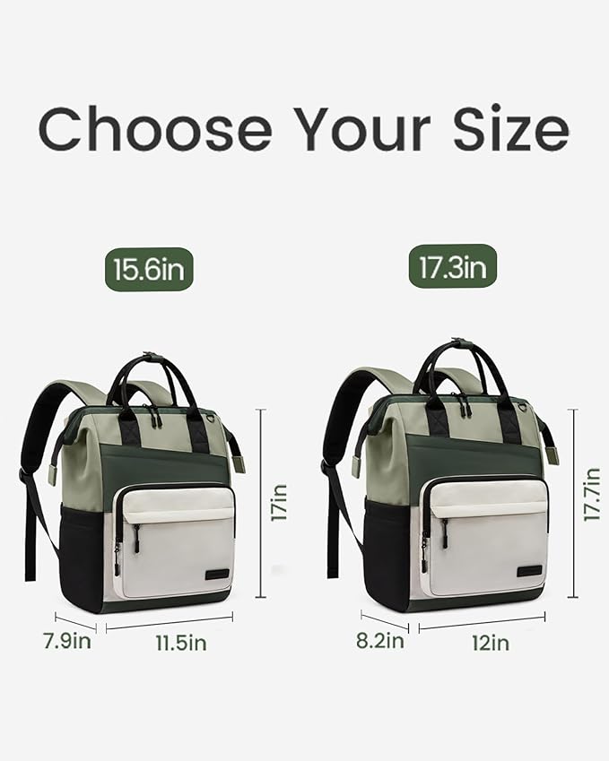LOVEVOOK Laptop Backpack for Women, 15.6 Inch Travel Backpack for Work College Business, Water Resistant Teacher Nurse Bag with Large Capacity, School Bookbag Bags Cute Daypack for Woman Girls
