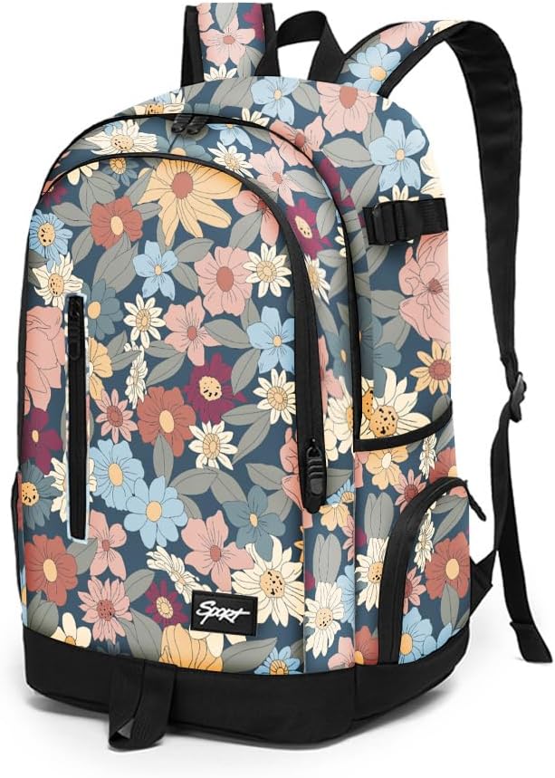 rickyh style School Backpack Travel Bag for Men & Women Lightweight College Back Pack with Laptop Compartmen