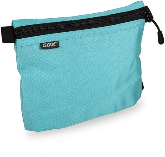 GOX Small Toiletry Bag for Men Bulk Cosmetic Bag Dopp Kit Carry On Zipper Pouch Organization Nylon Small Packing Sack Water Repellent