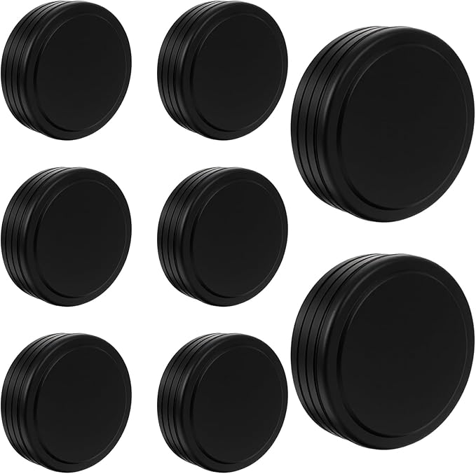 8pcs Suitcase Wheel Protectors, Luggage Wheel Protector Covers for 2-2.3 inchs, Soft Silicone Luggage Wheels Cover for Suitcase/Baggage/Trolley Case/Handbag, Black