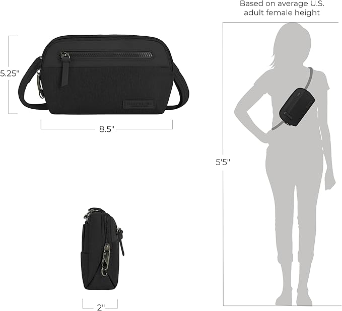 Travelon Anti-Theft Metro Convertible Small Crossbody Bag