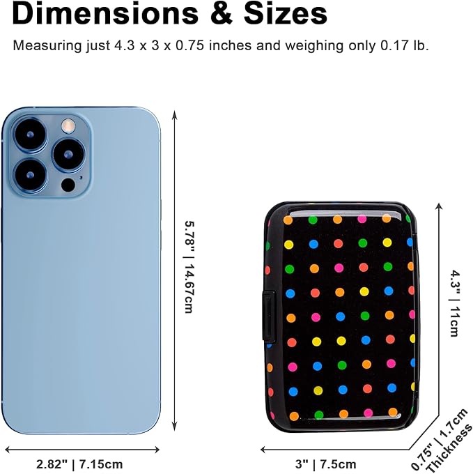 Credit Card Holder Small RFID Blocking Wallet Business Metal Slim Mini Aluminum Hard Case for Women Men