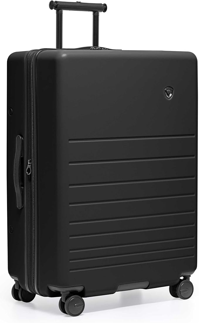 Traveler's Choice Markham Hardside Expandable Luggage with Hinomoto Spinner Wheels, 30-Inch Large, Black
