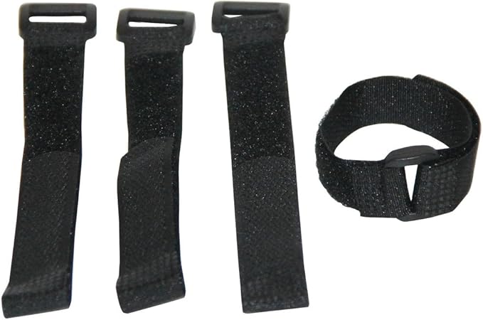 YiwerDer [30 Pack] 8 Inch Hook and Loop Straps Reusable Fastening Cable Strap, Durable Self Adhesive Cable Ties to Keep Your Place from Tangled Messes of Cord