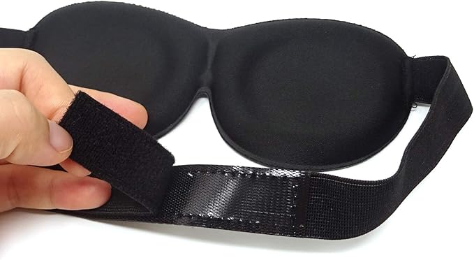Honbay 3D Funny Eyeshade Soft Sleep Eye Mask with Adjustable Head Strap for Travel, Game, Party, Rest, Sleeping, etc (for Man)