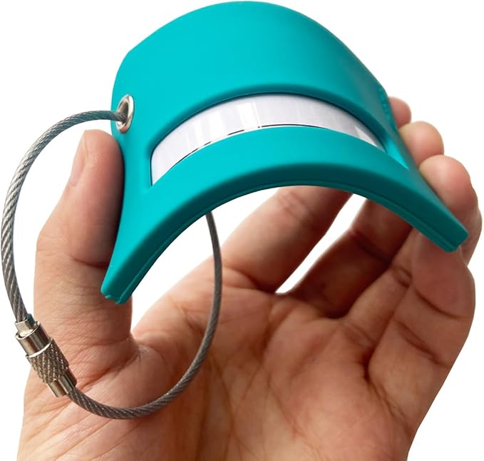 5Pack Silicone Luggage Tag with Name ID Card Perfect to Quickly Spot Luggage Suitcase by Ovener