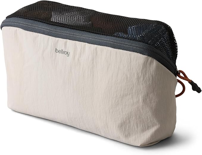Bellroy Packing Cube 4L (Organizer Packing Pouch with Internal Zip Pocket and Durable, Lightweight Design) - Ash