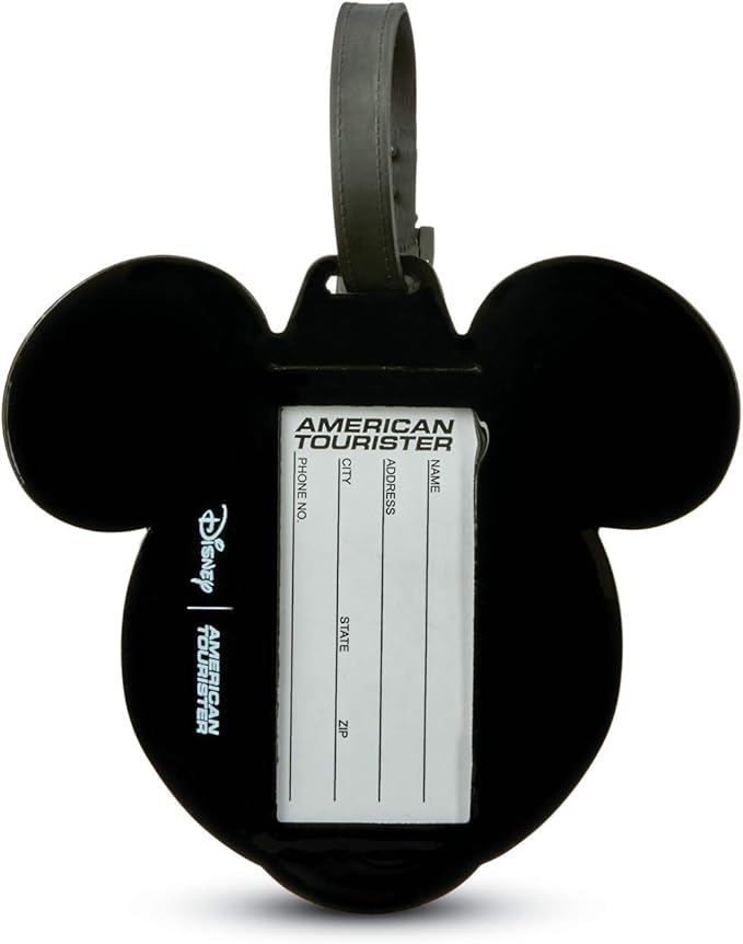 American Tourister Disney Luggage Tag, Mickey Mouse Head, One Size