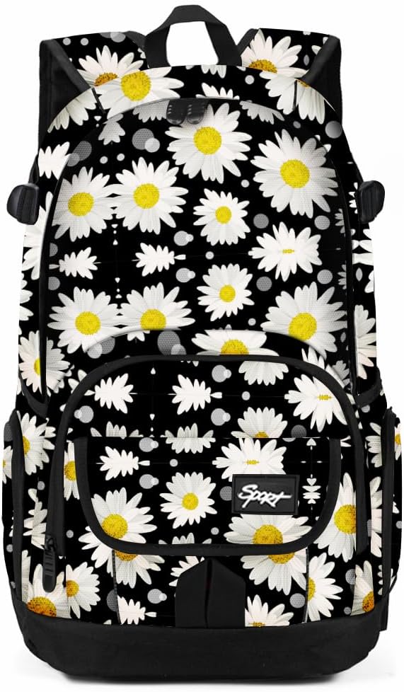 rickyh style School Backpack Travel Bag for Men & Women Lightweight College Back Pack with Laptop Compartmen