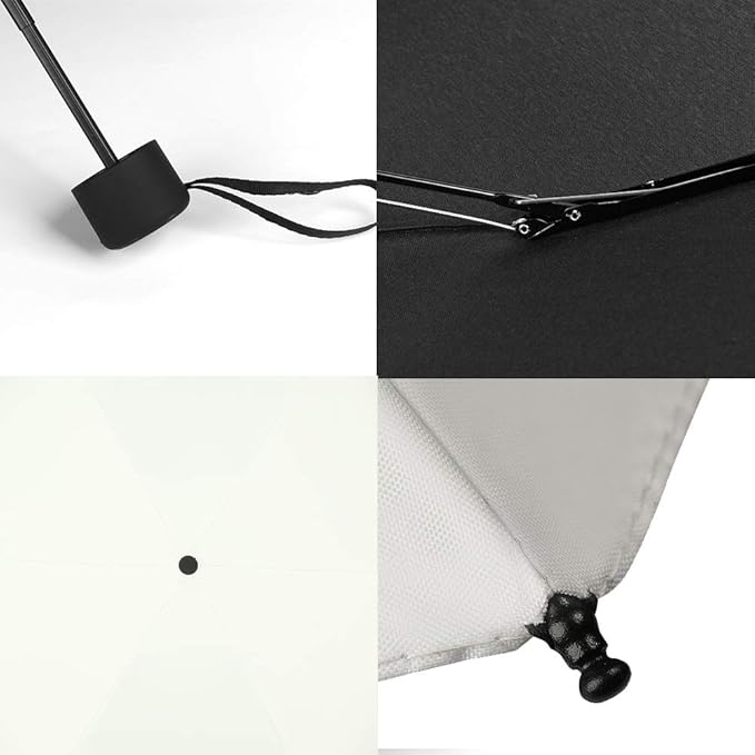 GAOYAING Compact Travel Umbrella with Case Sun&Rain Lightweight Small and Compact Suit for Pocket