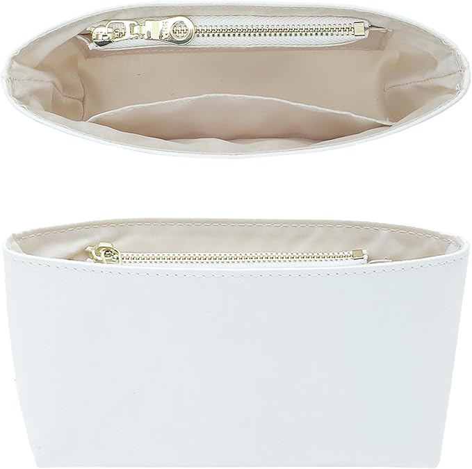 Doxo Purse Organizer Insert for Longchamp Le Pliage XS and More, Lightweight Waterproof DupontPaper Bag Inner Linner Shaper, Keeps Bags Shaped & Neat (White, Mini)