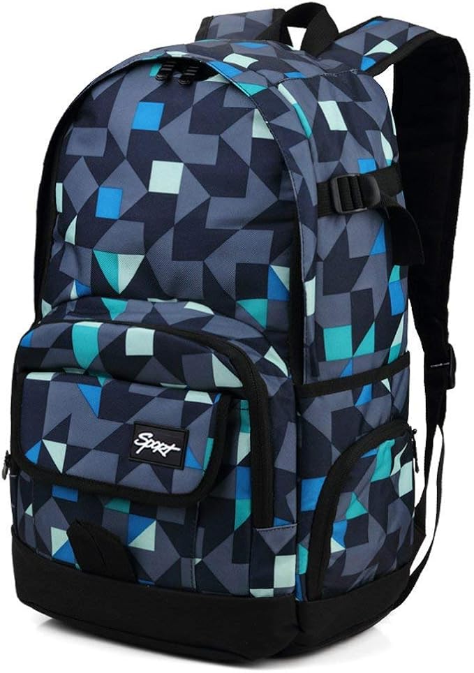 rickyh style School Backpack Travel Bag for Men & Women Lightweight College Back Pack with Laptop Compartmen