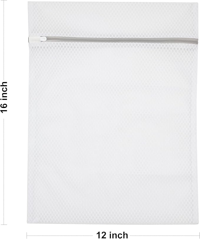 Set of 4 Mesh Laundry Bags, 12 x 16 Inches lingerie bags for Laundry (4)