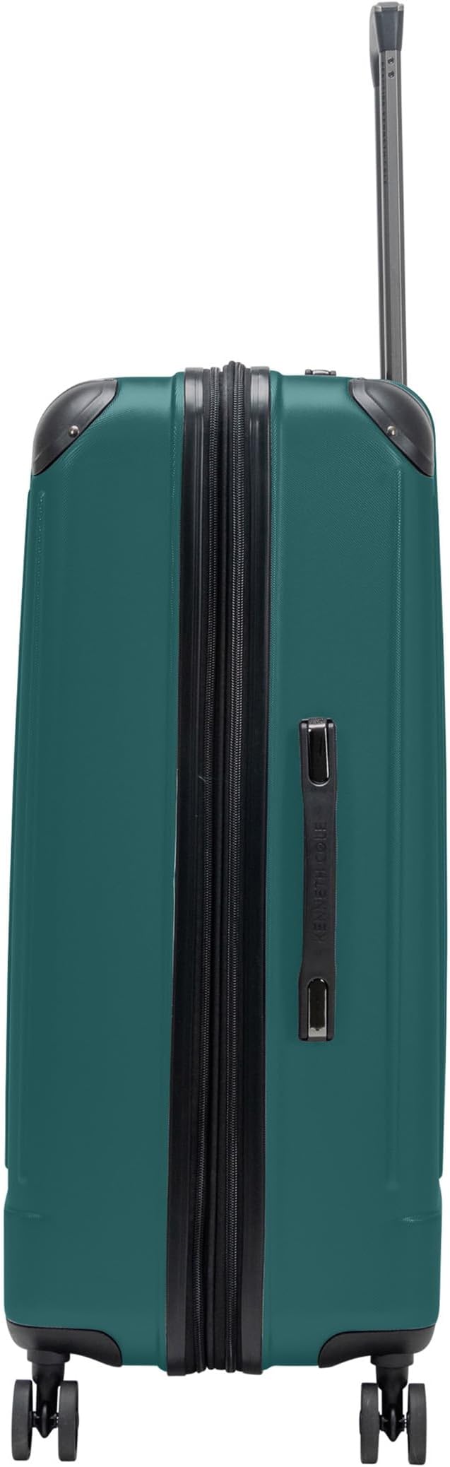 Flying Axis Collection Lightweight Hardside Expandable 8-Wheel Spinner Luggage, Midnight Turquoise, 28-Inch Checked