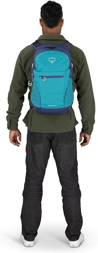 Osprey Daylite Plus Commuter Backpack - Lightweight, Everyday Pack with Laptop Sleeve and Water Bottle Pockets - Ideal for Work, School, and Travel with Versatile Storage, Green Belt/Green Canopy