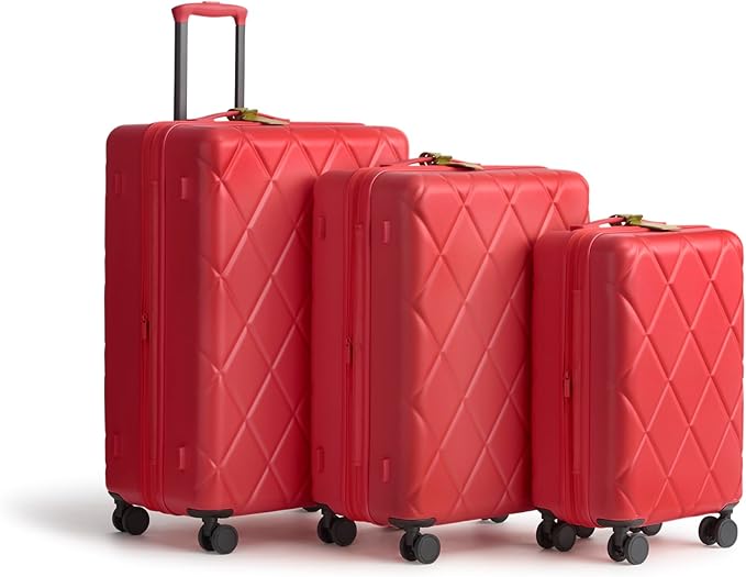Hardside 3 Piece Luggage Set, Cayenne, One Size