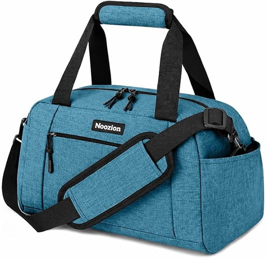 Noozion 14 inch Small Gym Bag for Women & Men, Lightweight Carry On Mini Duffle Bag with Multiple Pockets, Sports Bag for Travel and Workout.