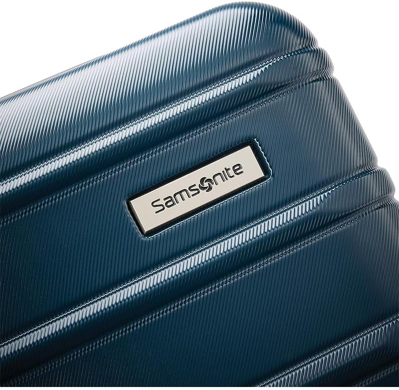 Samsonite Omni 2 Hardside 2 Piece Set - Includes Global Carry-On & Large Checked Suitcases - 360° Dual Spinner Wheels - Integrated TSA Lock & Expansion - Amazon Exclusive - Nova Teal