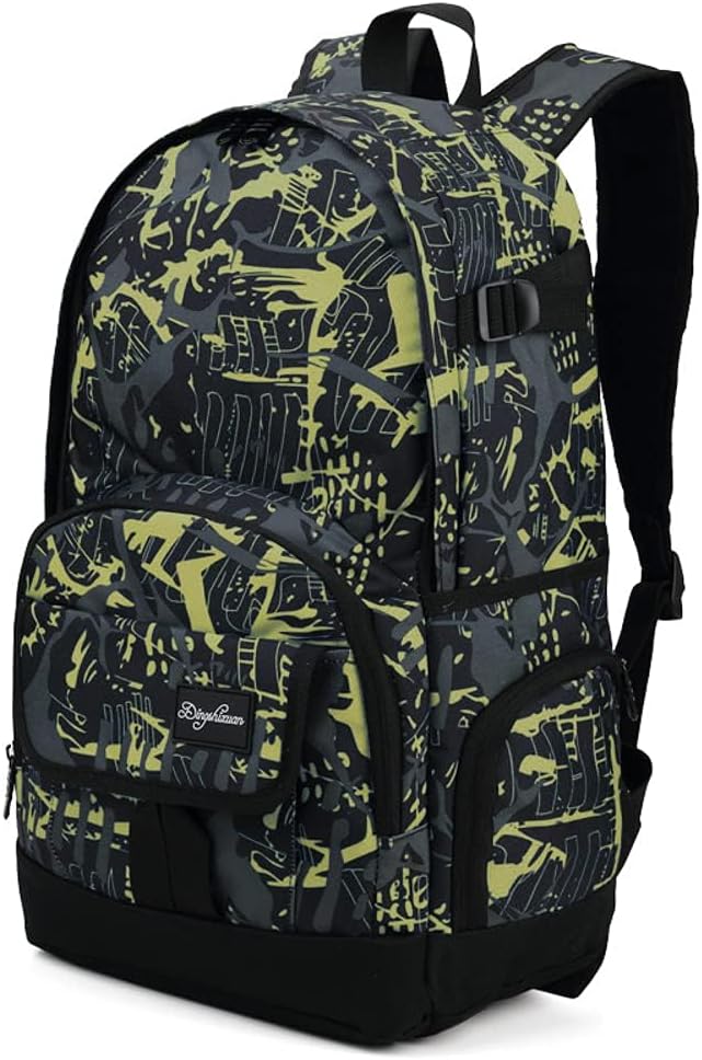 rickyh style School Backpack Travel Bag for Men & Women Lightweight College Back Pack with Laptop Compartmen