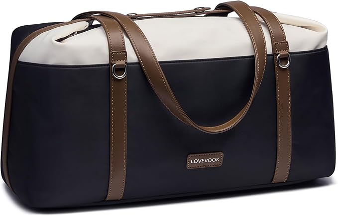 LOVEVOOK Gym Bag for Women, Small Sport Duffle with Shoe Compartment, Weekender Travel Tote for Work Yoga Workout