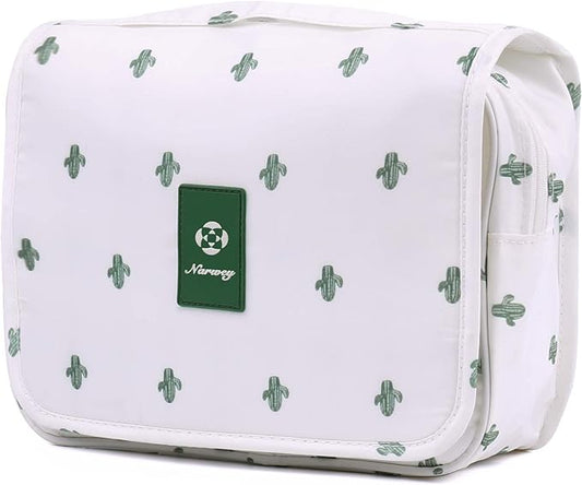 Narwey Small Hanging Travel Toiletry Bag for Women, Travel Bag for Toiletries, Makeup Bag Organizer Make Up Bags Cosmetic Bags for Girls