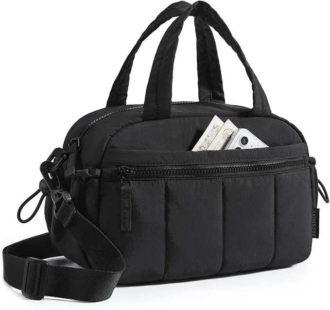 BAGSMART Gym Bag for Women, Duffle Bag for Travel with Wet Pocket, Lightweight Carry on Weekender Duffel, Water Resistant