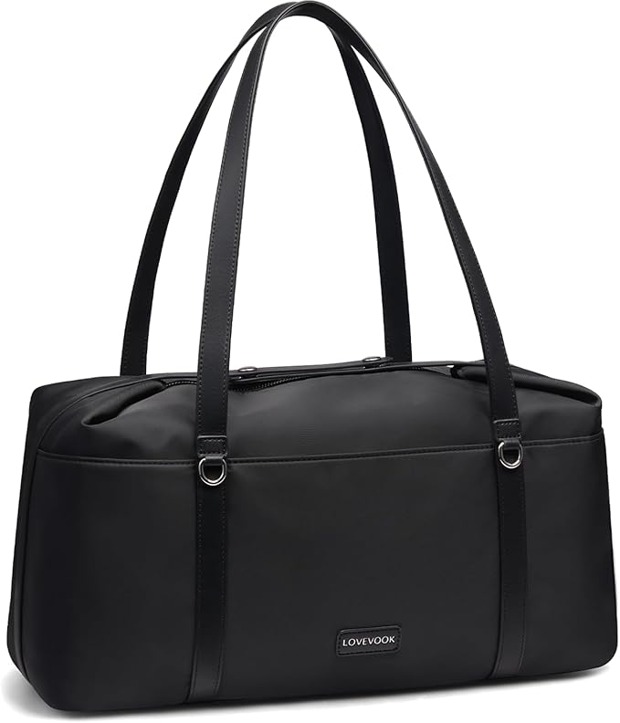 LOVEVOOK Gym Bag for Women, Small Sport Duffle with Shoe Compartment, Weekender Travel Tote for Work Yoga Workout