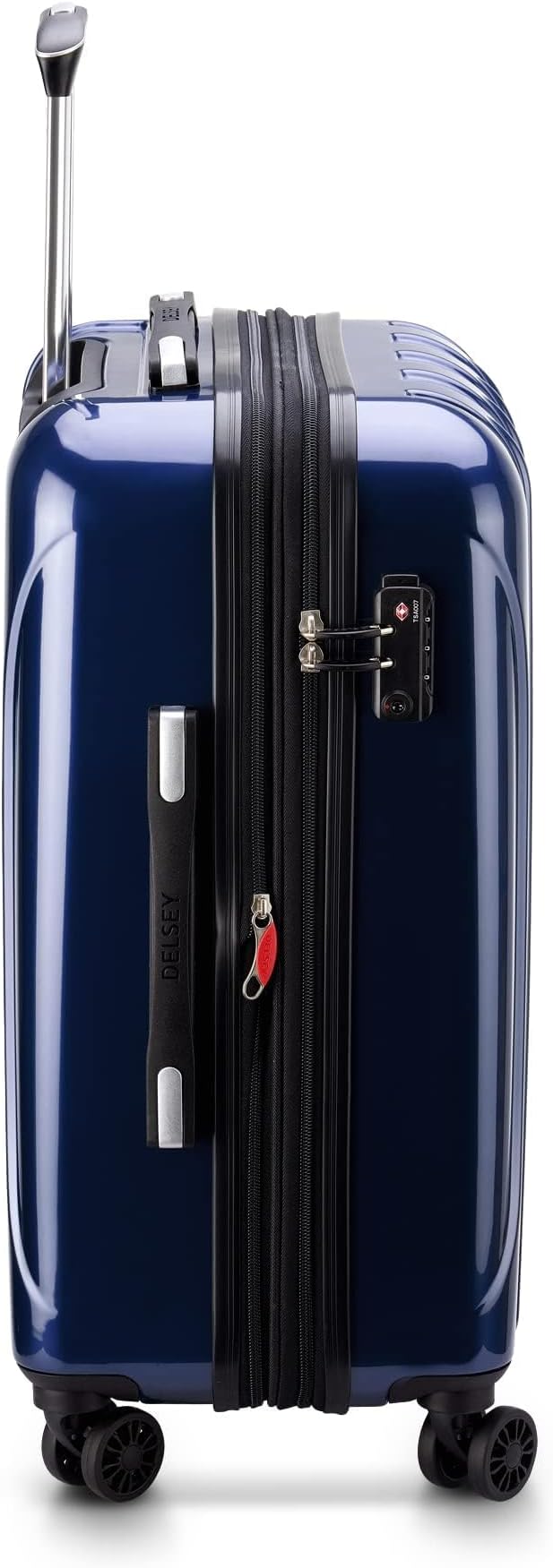 DELSEY PARIS Helium Aero Hardside Expandable Luggage with Spinner Wheels, Blue Cobalt, 2-Piece Set (21/24)